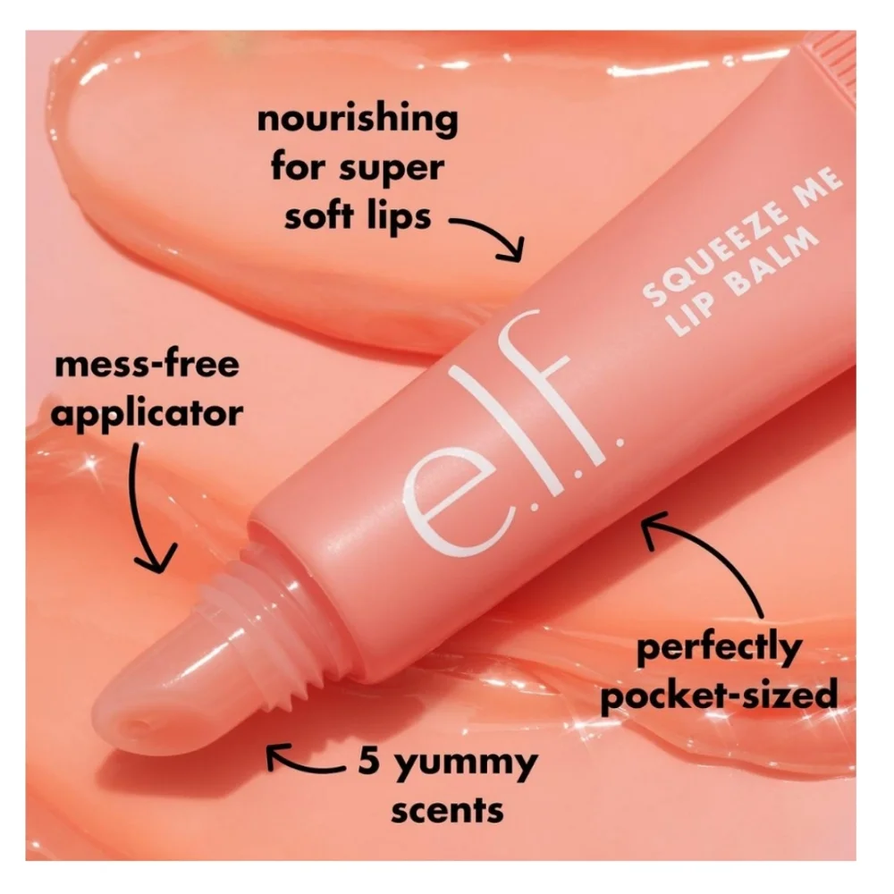 e.l.f. Squeeze Me Lip Balm Set of 5 ✨🆕